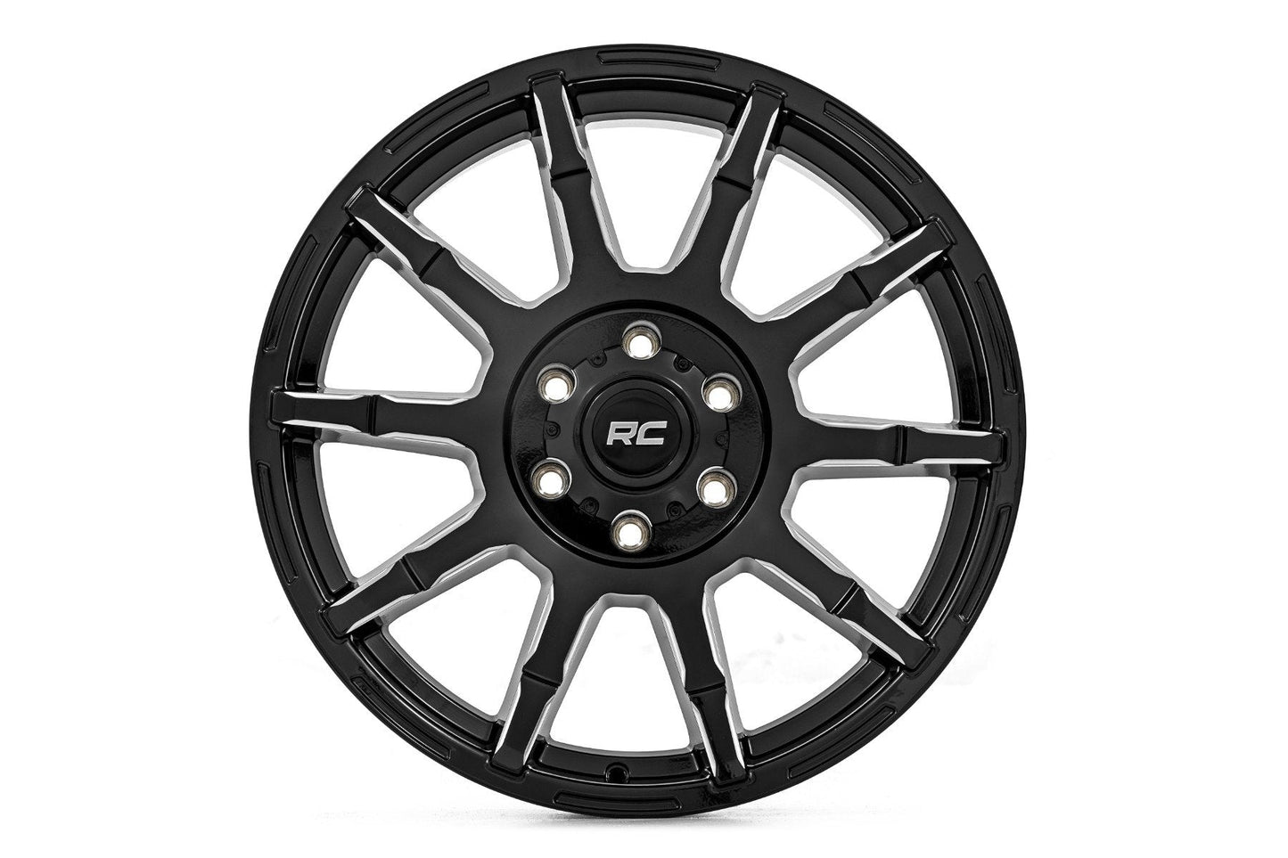 Rough Country 83200910 Rough Country 83 Series Wheel | One-Piece | Gloss Black | 20x9 | 8x6.5 | -12mm