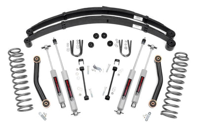 Rough Country 633N2 4.5 Inch Lift Kit | RR springs | Jeep Cherokee XJ 2WD/4WD (1984-2001)
