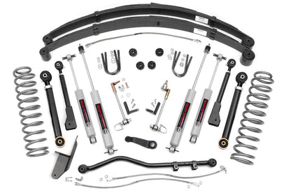 Rough Country 63330 4.5 Inch Lift Kit | RR Springs | X-Series | Jeep Cherokee XJ 2WD/4WD (84-01)
