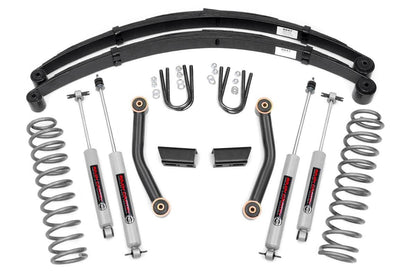 Rough Country 630XN2 3 Inch Lift Kit | Series II | RR Springs | Jeep Cherokee XJ 2WD/4WD (84-01)