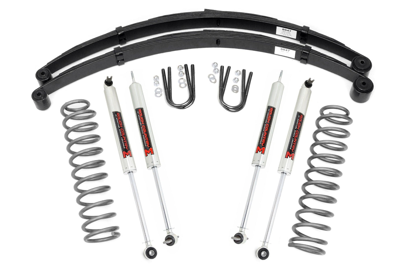 Rough Country 63040 3 Inch Lift Kit | RR Springs | M1 | Jeep Cherokee XJ 2WD/4WD (1984-2001)