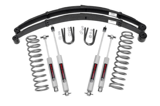 Rough Country 630N2 3 Inch Lift Kit | RR Springs | Jeep Cherokee XJ 2WD/4WD (1984-2001)
