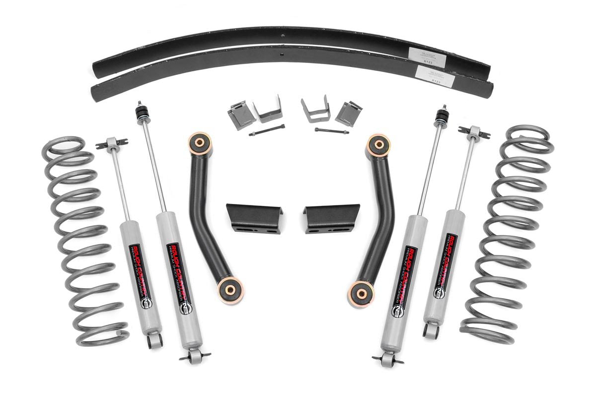 Rough Country 670XN2 3 Inch Lift Kit | Series II | RR AAL | Jeep Cherokee XJ 2WD/4WD (1984-2001)
