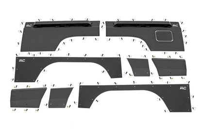 Rough Country 10580 Full Body Armor | FR & RR Combo | Jeep Cherokee XJ 2WD/4WD (1984-1996)