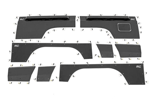 Rough Country 10580 Full Body Armor | FR & RR Combo | Jeep Cherokee XJ 2WD/4WD (1984-1996)