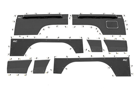 Rough Country 10581 Full Body Armor | FR & RR Combo | Jeep Cherokee XJ 2WD/4WD (1997-2001)