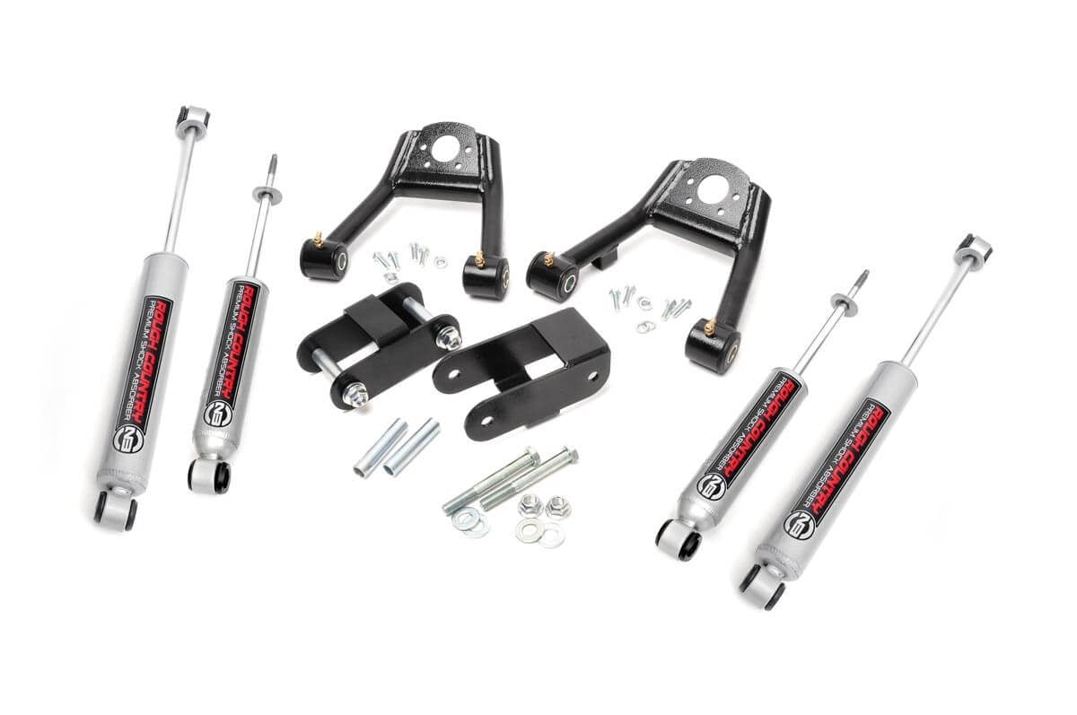 Rough Country 80530 1.5-2 Inch Lift Kit | Nissan D21 Hardbody Truck (86-94)/Truck (95-97)