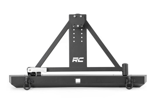 Rough Country 10592A Rear Bumper | Tire Carrier | Jeep Wrangler TJ (97-06)/Wrangler Unlimited (04-06)