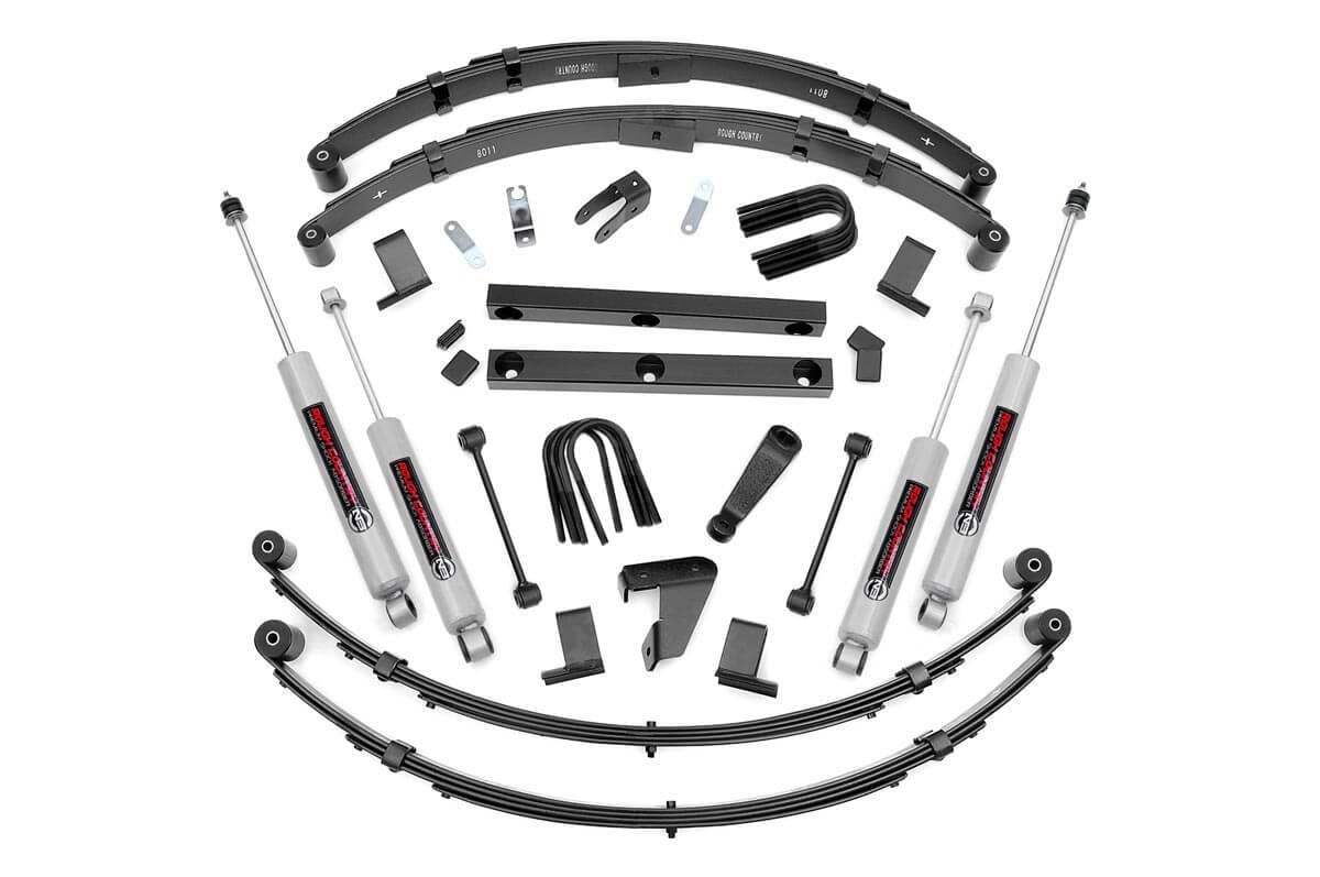 Rough Country 620N2 4 Inch Lift Kit | Power Steer | Jeep Wrangler YJ 4WD (1987-1995)