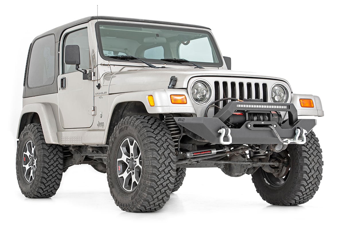 Rough Country 8731730 N3 Steering Stabilizer | Multiple Makes & Models (Chevy/GMC/Jeep)