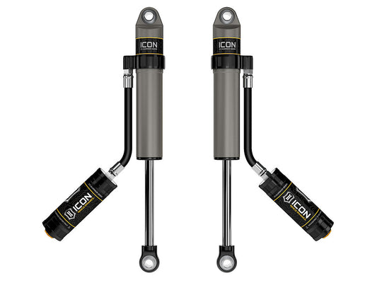 ICON 1997-2023 Nissan Patrol Y61, 2" Lift, Rear, V.S. 2.5 Aluminum Series Shock Absorbers, Remote Reservoir, Pair