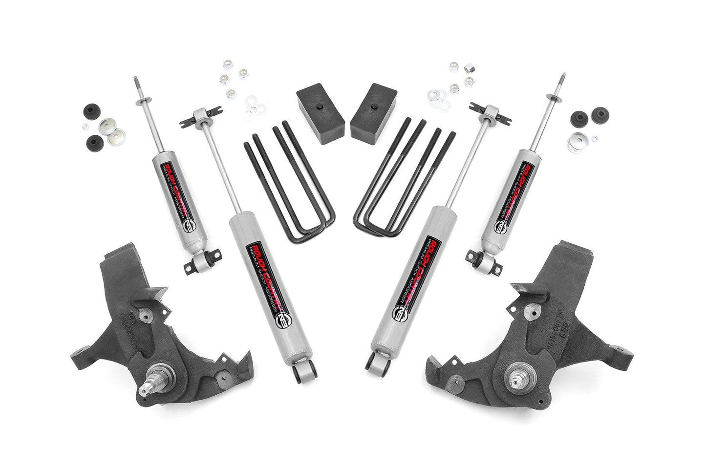 Rough Country 231N2 4 Inch Lift Kit | Chevy C1500/K1500 Pickup Extended Ca/Half-Ton SUV (88-99)