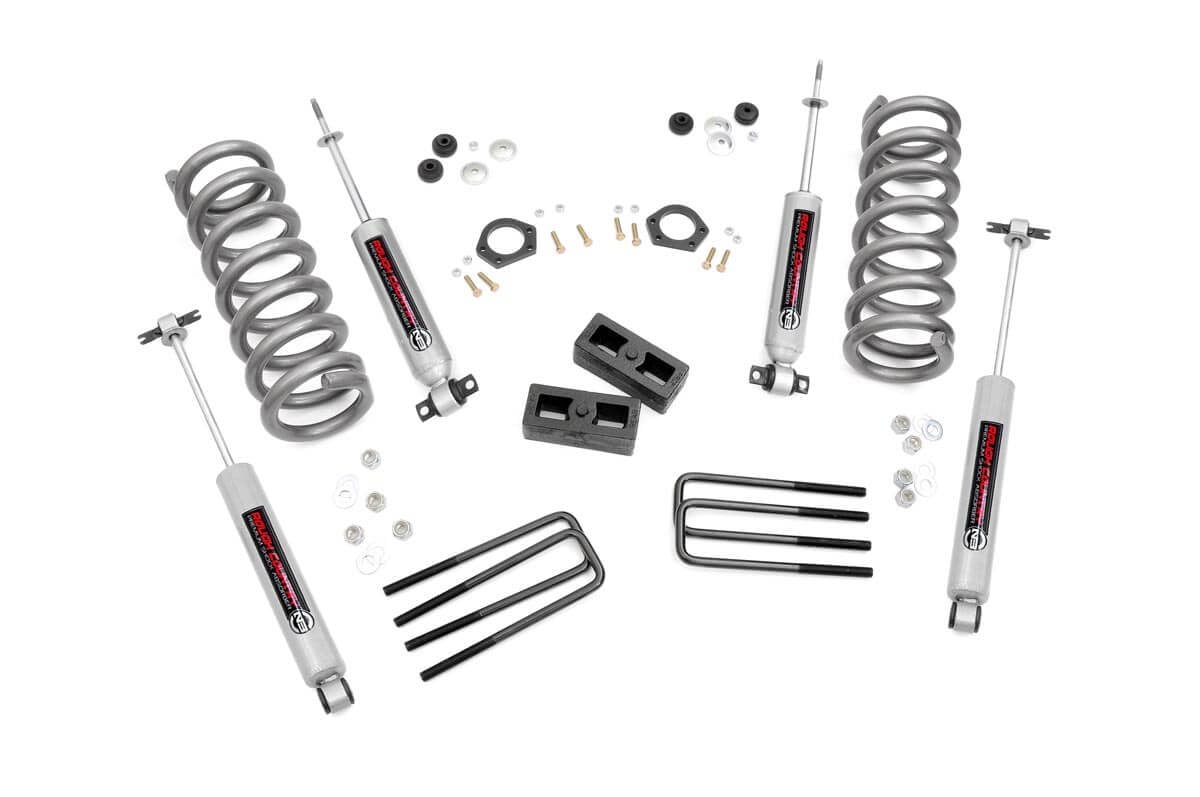 Rough Country 230N3 2 Inch Lift Kit | Chevy C1500/K1500 Truck & SUV 2WD (1988-1999)