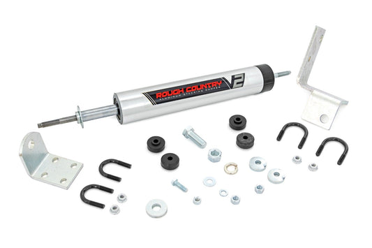 Rough Country 8732670 V2 Steering Stabilizer | 0-3 Inch Lift | Chevy/GMC Sierra 1500/Silverado 1500/Tahoe/Yukon (92-06)