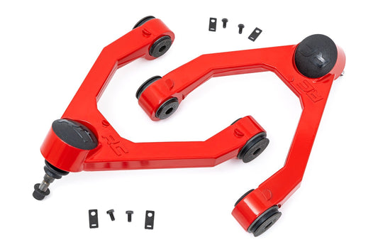 Rough Country 7546RED Red Forged Upper Control Arms | 2-3 Inch Lift | Chevy C1500/K1500 Truck & SUV (88-99)