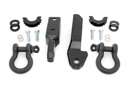 Rough Country RS164 Tow Hook to Shackle Bracket | D-Ring Combo | Chevy C1500/K1500 Truck & SUV (88-99)