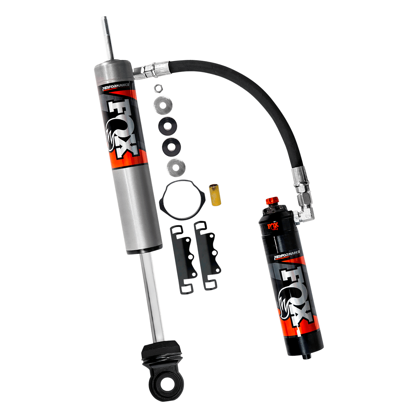 FOX FOX 2.5 Remote Reservoir Front Shocks - DSC | 2-3.5 Inch Lift | Performance Elite Series | Ford F250/F350 Super Duty (17-25) 4WD
