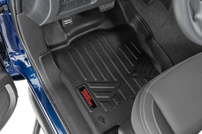 Rough Country M-81712 Floor Mats | FR & RR | Crew Cab | Nissan Titan (17-24)/Titan XD (16-24)