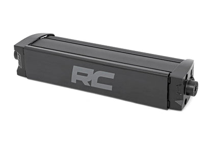 Rough Country 70718BLDRL 8 Inch Black Series LED Light Bar | Single Row | Cool White DRL