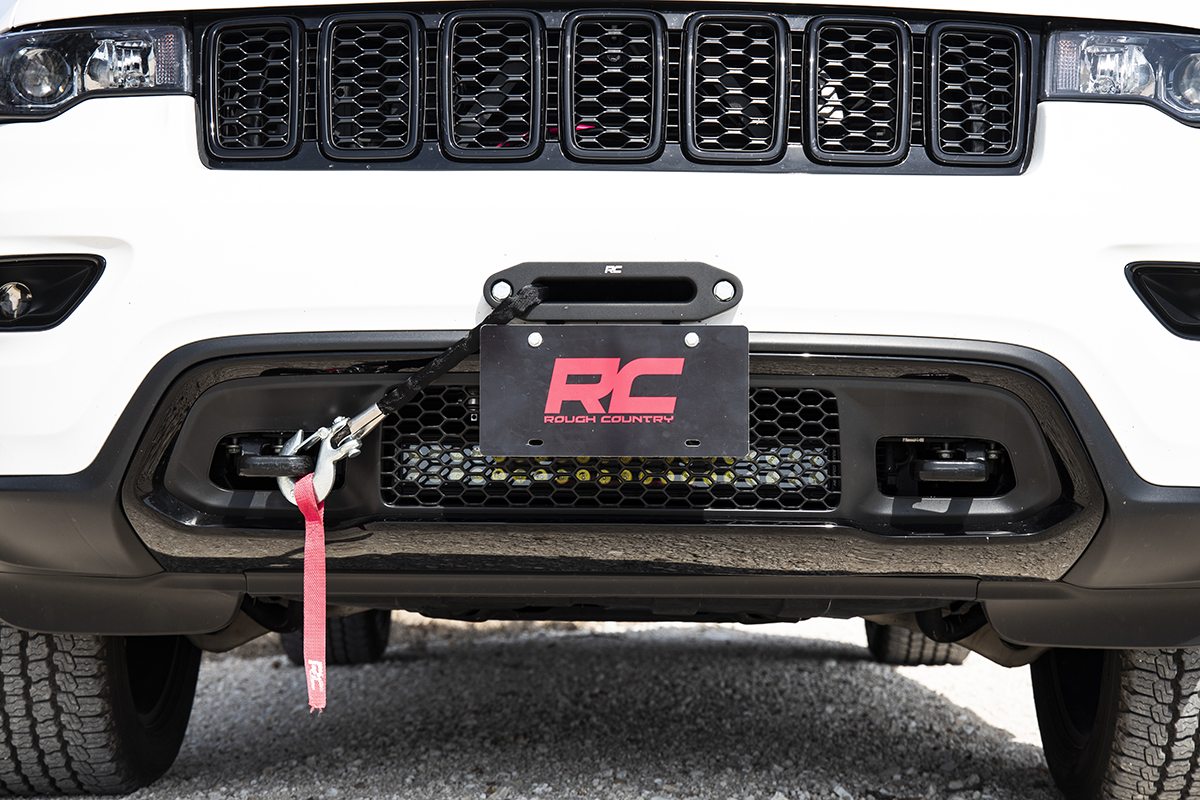 Rough Country RS138 License Plate Mnt | Hawse Fairlead