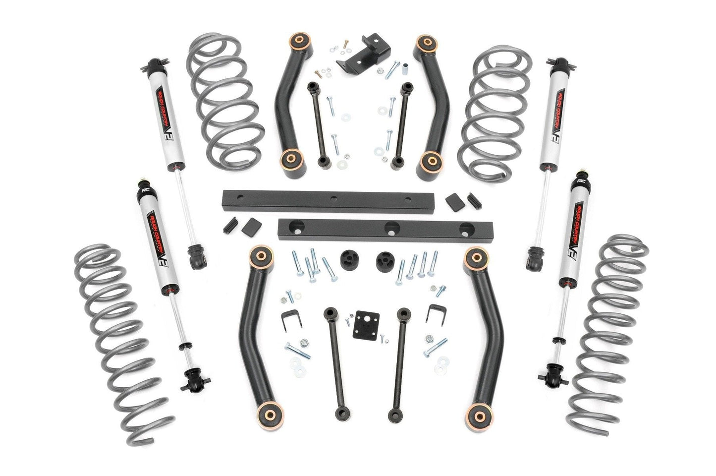 Rough Country 90777 4 Inch Lift Kit | V2 | Jeep Wrangler TJ (03-06)/Wrangler Unlimited (04-06)