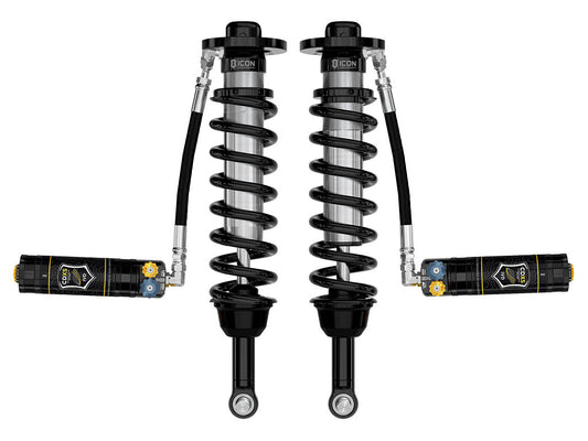ICON 2021-2024 Ford F-150 4WD, 0-2.75" Lift, Front, V.S. 2.5 Series Coilovers, Remote Reservoir w/ CDXS, Pair