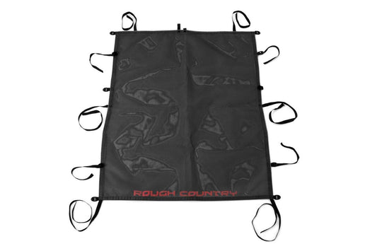 Rough Country 85106 Mesh Bikini Top Plus | Black | Jeep Wrangler TJ (97-06)/Wrangler YJ (92-95)
