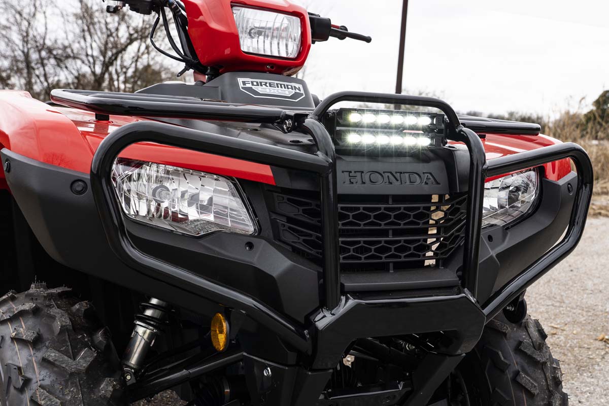 Rough Country 92016 LED Light Kit | Bumper Mount | 6" Black Slimline Pair | Honda Foreman 500