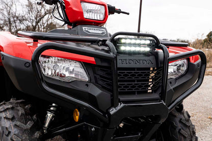Rough Country 92016 LED Light Kit | Bumper Mount | 6" Black Slimline Pair | Honda Foreman 500