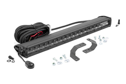 Rough Country 93016 LED Light Kit | Under Bed Mount | 20" Black Single Row | Polaris Ranger XP 1000