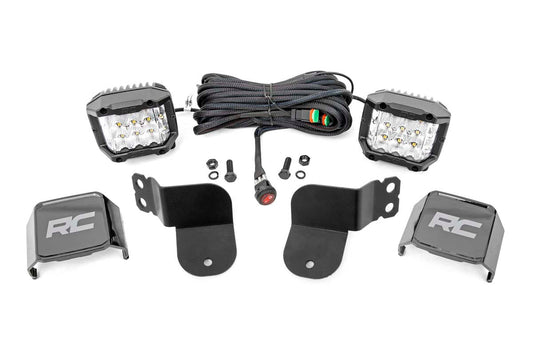 Rough Country 93023 LED Light Kit | Cage Mount | 3" OSRAM | Wide Angle | Polaris General XP 4 1000