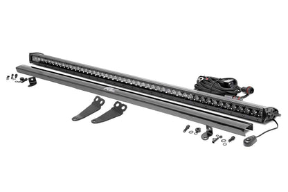 Rough Country 93034 LED Light Kit | Lower Windshield | 50" Black Single Row | Polaris General XP 4 1000