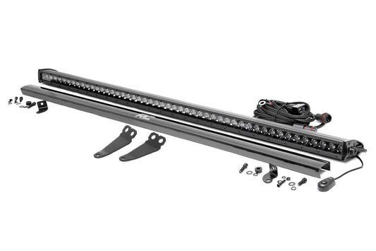 Rough Country 93034 LED Light Kit | Lower Windshield | 50" Black Single Row | Polaris General XP 4 1000
