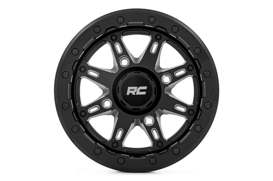 Rough Country 94140733 Rough Country 94 Series Wheel | UTV | Matte Black | 14x7 | 4x137 | +10mm