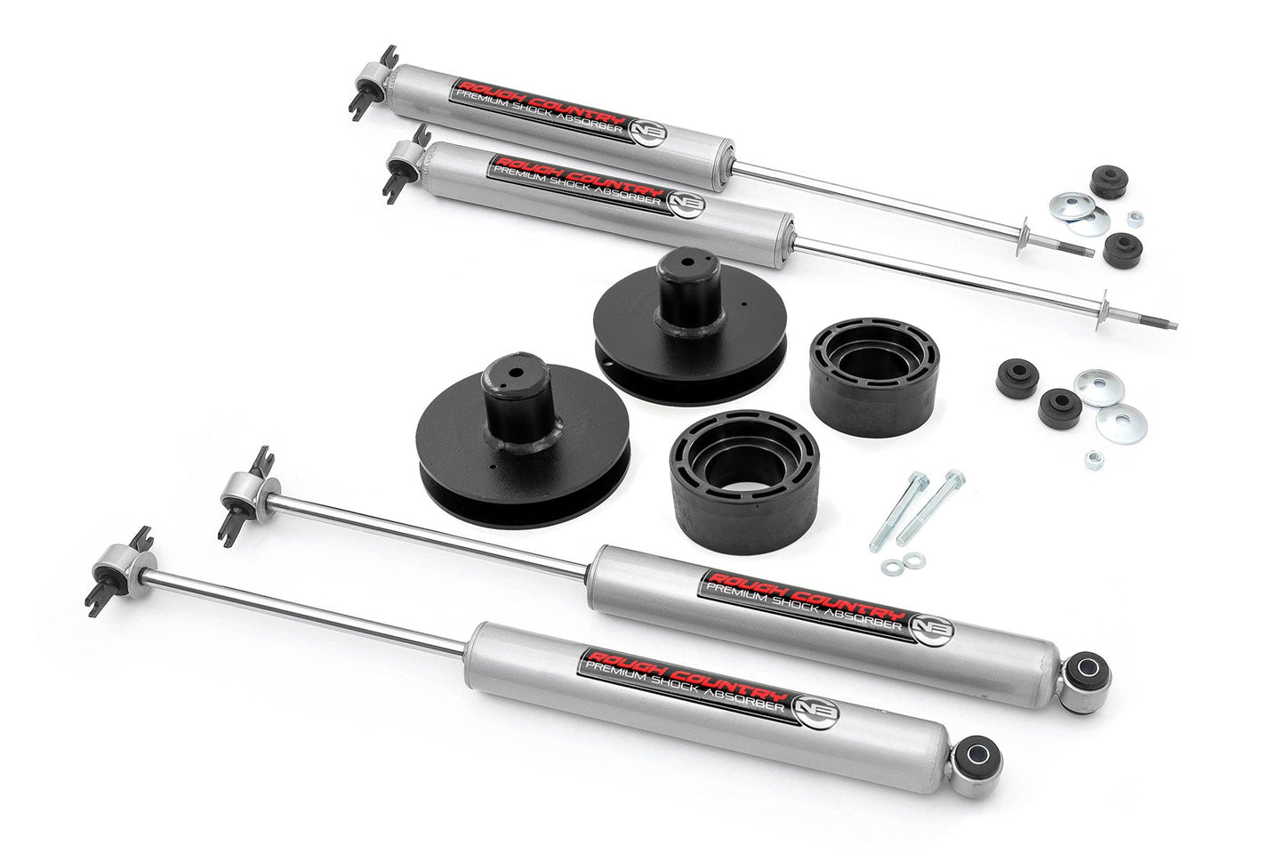 Rough Country 65830 2 Inch Lift Kit | N3 | Jeep Wrangler TJ (97-06)/Wrangler Unlimited (04-06)