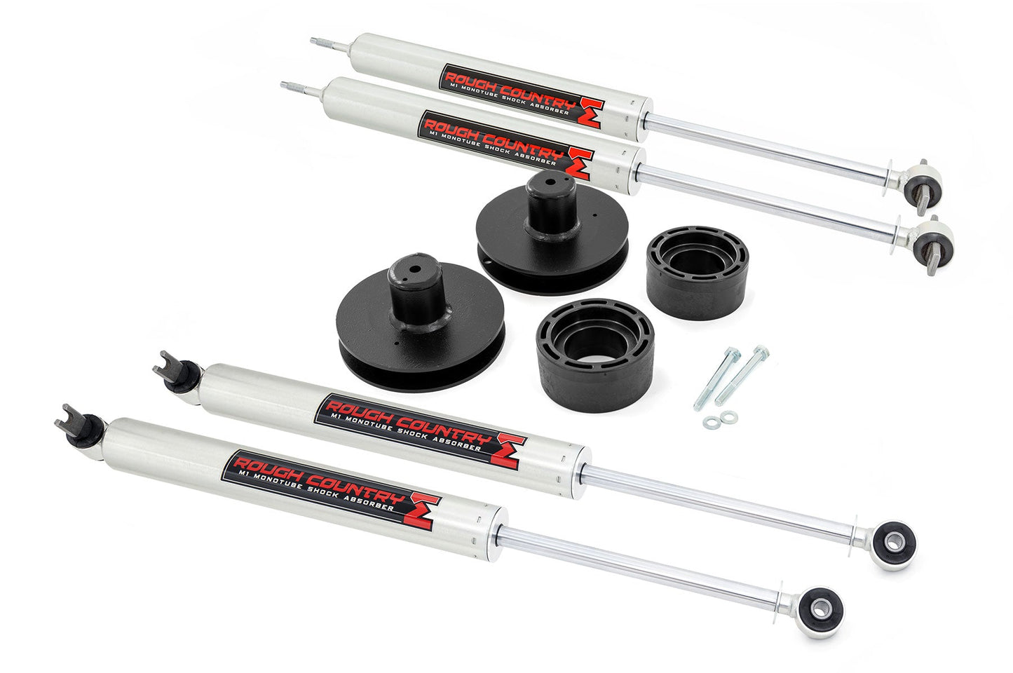 Rough Country 65840 2 Inch Lift Kit | M1 | Jeep Wrangler TJ (97-06)/Wrangler Unlimited (04-06)