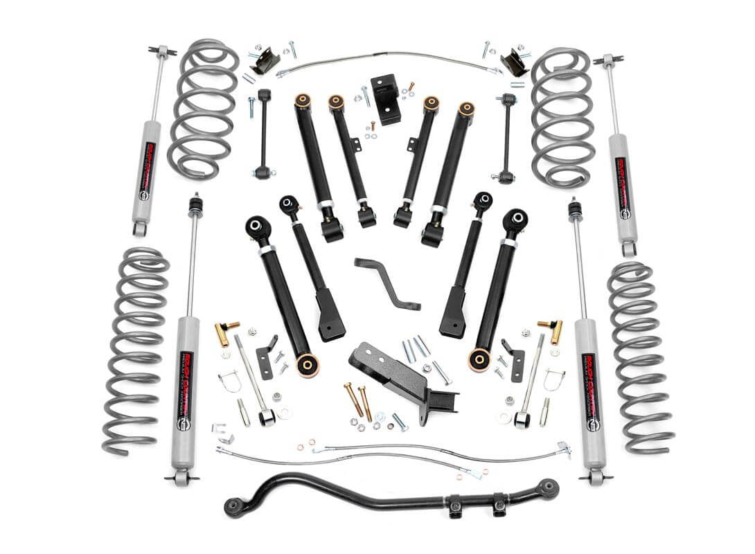 Rough Country 66130 4 Inch Lift Kit | X-Series | Jeep Wrangler TJ (97-06)/Wrangler Unlimited (04-06)