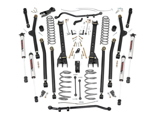 Rough Country 66370 4 Inch Lift Kit | Long Arm | V2 | Jeep Wrangler TJ 4WD (1997-2006)