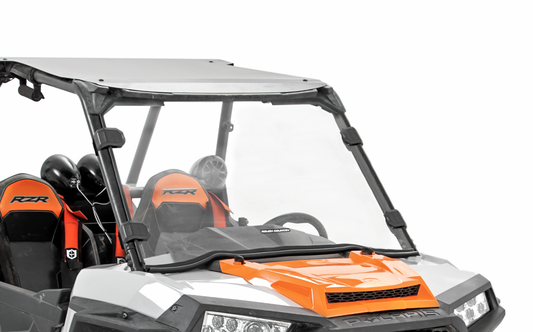 Rough Country 98182010 Full Windshield | w/ Factory Visor | Polaris RZR XP 1000