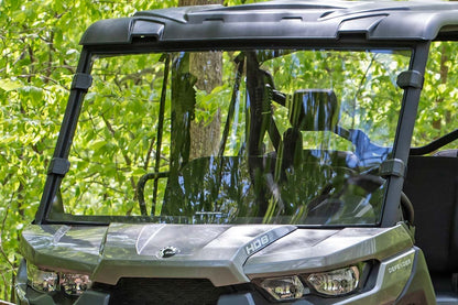 Rough Country 98162030 Full Windshield | Scratch Resistant | Can-Am Defender HD 8/HD 9/HD 10