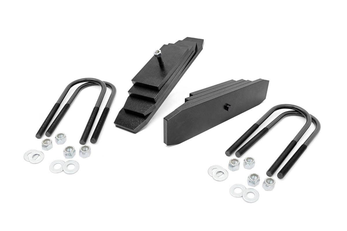 Rough Country 49800_A 2 Inch Leveling Kit | Leaf Block | Ford Excursion 4WD (2000-2005)