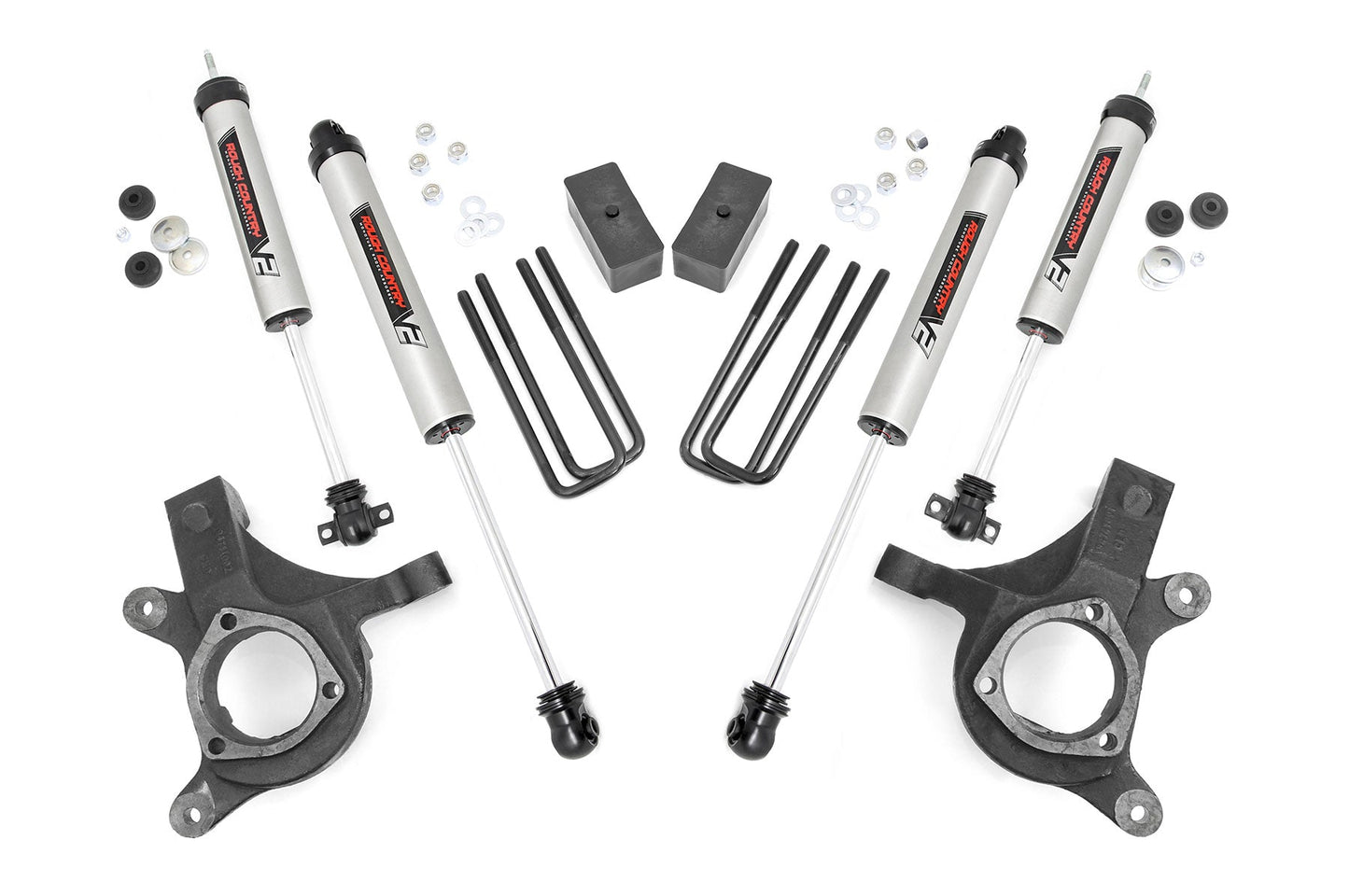 Rough Country 23277 3 inch Lift Kit | V2 | Chevy Silverado & GMC Sierra 1500 2WD (1999-2006 & Classic)