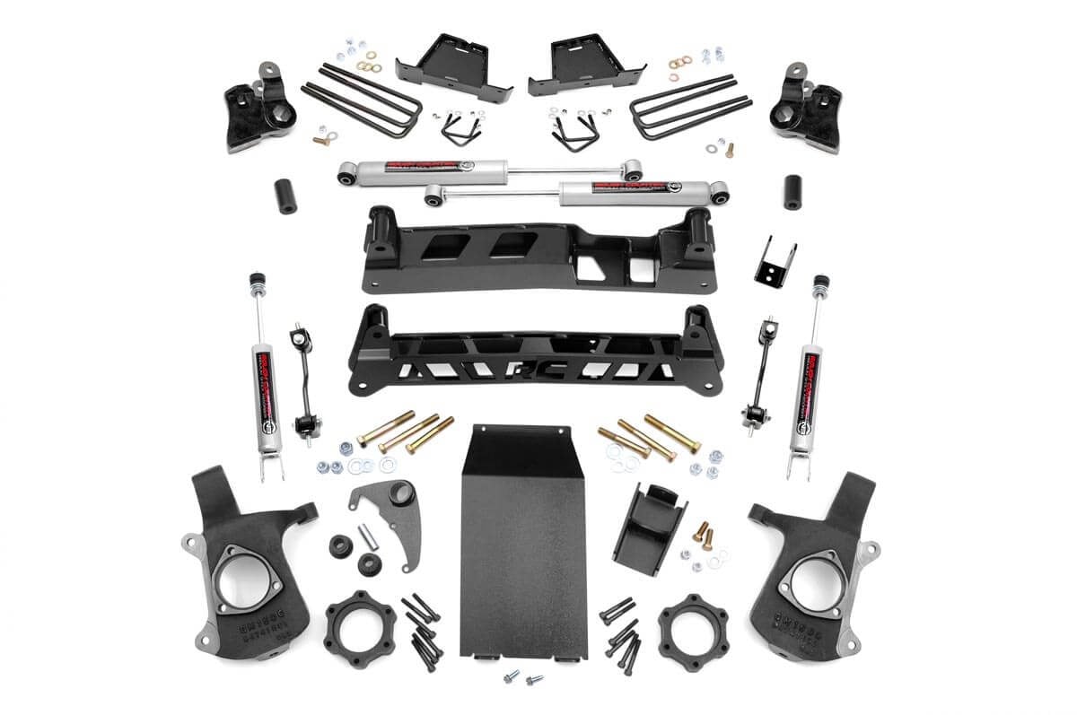 Rough Country 25830 4 Inch Lift Kit | Chevy Silverado & GMC Sierra 1500 4WD (1999-2006 & Classic)
