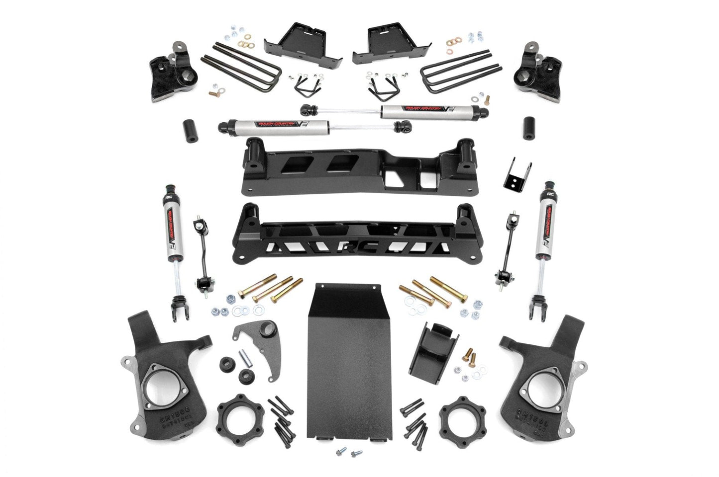 Rough Country 25870 4 Inch Lift Kit | V2 | Chevy Silverado & GMC Sierra 1500 4WD (1999-2006 & Classic)