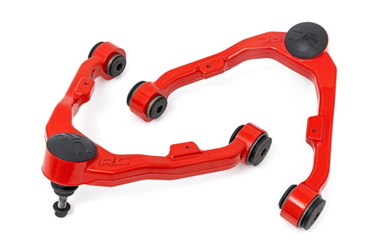 Rough Country 10026RED Red Forged Upper Control Arms | OE Upgrade | Chevy/GMC 1500 (99-06 & Classic)