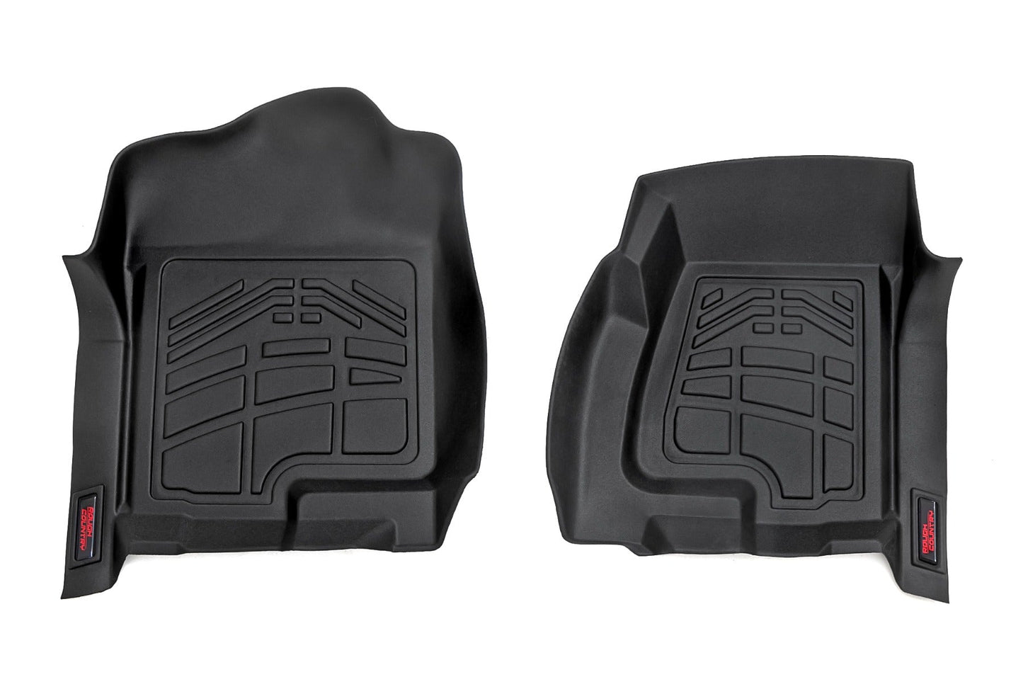 Rough Country SM2991A Sure-Fit Floor Mats | Front | Chevy/GMC 1500 (99-06 & Classic)