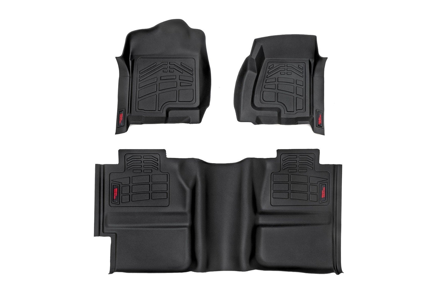 Rough Country SM29912A Sure-Fit Floor Mats | FR & RR | Chevy/GMC 1500 (99-06 & Classic)