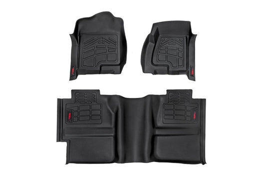 Rough Country SM29912A Sure-Fit Floor Mats | FR & RR | Chevy/GMC 1500 (99-06 & Classic)