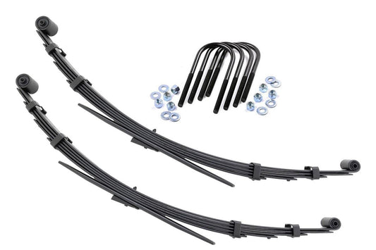 Rough Country 8023Kit Rear Leaf Springs | 3" Lift | Pair | Jeep Grand Wagoneer/J10 Truck/J20 Truck/Wagoneer 4WD