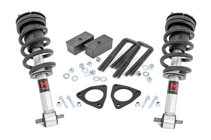 Rough Country 1340 2.5 Inch Lift Kit | Alu/Cast Steel | M1 Strut | Chevy/GMC 1500 (07-18)